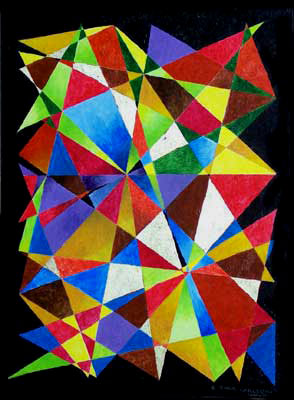 Abstract Acrylic #2 - by E. Thor Carlson
