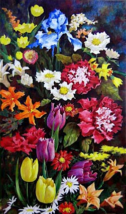 Blossom Time - Fine Art Acrylic Painting by E. Thor Carlson